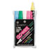 QRT5090 - Glo-Write Fluorescent Markers, Five Assorted Colors, 5/Set