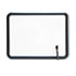 QRT7551 - Contour Dry-Erase Board, Melamine, 24 x 18, White, Gray Frame