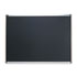 QRTB344A - Embossed Bulletin Board, Hi-Density Foam, 48 x 36, Black, Aluminum Frame