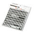 QRTML - Magnetic Characters, Magnetic, Black, 3/4"h, 120/Set