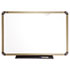 QRTP563T - Euro Frame Dry-Erase Board, Porcelain/Steel, 36 x 24, White/Aluminum Frame