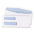 QUA24532B - Double Window Security Tinted Check Envelope, #8, White, 1000/Box
