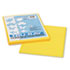PAC103004 - Tru-Ray Construction Paper, 76 lbs., 9 x 12, Yellow, 50 Sheets/Pack