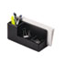 ROL62537 - Wood Tones Desk Organizer, Wood, 4 1/4 x 8 3/4 x 4 1/8, Black