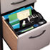 RUB11916ROS - Hanging Desk Drawer Organizer, Plastic, Black