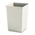 RCP395800BG - Plaza Waste Container Rigid Liner, Square, Plastic, 35 gal, Beige