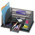 SAF3252BL - Three Drawer Organizer, Steel, 15 7/8 x 11 3/8 x 8, Black