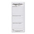 SAF4231 - Suggestion Box Cards, 3-1/2 x 8, White, 25 Cards/Pack