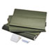 SAF5038 - Hanging File Folders, Compressed Paper Fiber, 18 x 14, Green, 25/Box