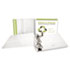SAM16957 - Earth's Choice Biodegradable Angle-D Ring View Binder, 1-1/2", White