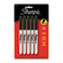 SAN30665PP - Permanent Markers, Fine Tip, Black, 5/Pack