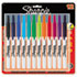 SAN32707 - Retractable Permanent Markers, Fine Point, Asstd., 12/Set
