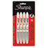 SAN39109PP - Metallic Permanent Marker, Fine Point, Metallic Silver, 4/Pack
