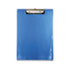 SAU00439 - Plastic Clipboard, 1/2" Capacity, Holds 8-1/2w x 12h, Ice Blue