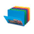 SMD10540 - Slash Pocket Poly File Folders, 1/3 Cut Top Tab, Letter, Assorted, 30/Box