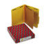 SMD13734 - Pressboard Classification Folders, Letter, Four-Section, Yellow, 10/Box