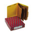 SMD14098 - 3" Expansion Classification Folder, 2/5 Cut, Letter, 8-Section, Yellow, 10/Box