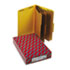 SMD19098 - 3" Expansion Classification Folders, 2/5 Cut, Legal, 8-Section, Yellow, 10/Box