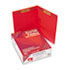 SMD25740 - Two-Inch Capacity Fastener Folders, Straight Tab, Letter, Red, 50/Box