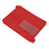 SMD61950 - End Tab Out Guides with Pockets, Poly, Letter, Red, 25/Box