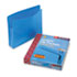 SMD73503 - Expansion Drop Front File Pockets, Straight Tab, Poly, Letter, Blue, 4/Box
