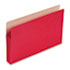 SMD74231 - 3 1/2 Inch Expansion Colored File Pocket, Straight Tab, Legal, Red