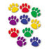 TCR4114 - Paw Print Accents, Assorted Colors