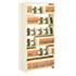 TNN1276PCSD - Snap-Together Open Shelving Steel 6-Shelf Closed Starter Set, 36 x 12 x 76, Sand