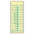 TOP1256 - Acroprint, Cincinnati, Lathem, Simplex, Stromberg Time Card 3-1/2 x 9, 500/Box