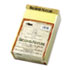 TOP74840 - Second Nature Recycled Pad, Jr. Legal, 5 x 8, Canary, 12 50-Sheet Pads/Pack