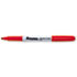 UNV07072 - Pen Style Permanent Markers, Fine Point, Red, Dozen