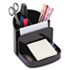 UNV08110 - Deluxe Message Center, Six Sections, 5 1/2 x 6 3/4 x 5, Black