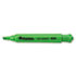 UNV08862 - Desk Highlighter, Chisel Tip, Fluorescent Green, 12/Pk