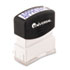 UNV10043 - Message Stamp, APPROVED, Pre-Inked/Re-Inkable, Blue