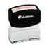 UNV10045 - Message Stamp, CANCELLED, Pre-Inked/Re-Inkable, Red