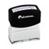 UNV10053 - Message Stamp, FAXED, Pre-Inked/Re-Inkable, Blue