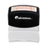 UNV10054 - Message Stamp, FAXED, Pre-Inked/Re-Inkable, Red