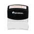 UNV10062 - Message Stamp, PAID, Pre-Inked/Re-Inkable, Red