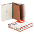 UNV10272 - Pressboard Classification Folder, Letter, Six-Section, Gray, 10/Box