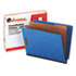 UNV10318 - Pressboard End Tab Classification Folders, Letter, Six-Section, Blue, 10/Box
