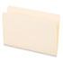 UNV15110 - File Folders, Straight Cut, One-Ply Top Tab, Legal, Manila, 100/Box