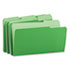 UNV15302 - Recycled Interior File Folders, 1/3 Cut Top Tab, Legal, Green, 100/Box