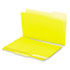 UNV15304 - Recycled Interior File Folders, 1/3 Cut Top Tab, Legal, Yellow, 100/Box
