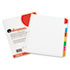 Universal&reg; Write-On/Erasable Tab Index