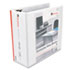 UNV20997 - Economy D-Ring Vinyl View Binder, 5" Capacity, White