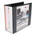 UNV20998 - Economy D-Ring Vinyl View Binder, 5" Capacity, Black