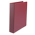 UNV33406 - Suede Finish Vinyl Round Ring Binder, 1-1/2" Capacity, Maroon