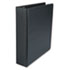 UNV34401 - Suede Finish Vinyl Round Ring Binder, 2" Capacity, Black