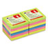 UNV35612 - Self-Stick Notes, 3 x 3, 4 Neon Colors, 12 100-Sheet Pads/Pack