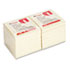 UNV35664 - Fan-Folded Pop-Up Notes, 3 x 3, Yellow, 12 100-Sheet Pads/Pack